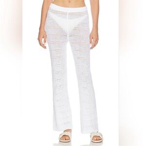 NEW L*Space Marbella Crochet Beach Coverup Pants Size Small
